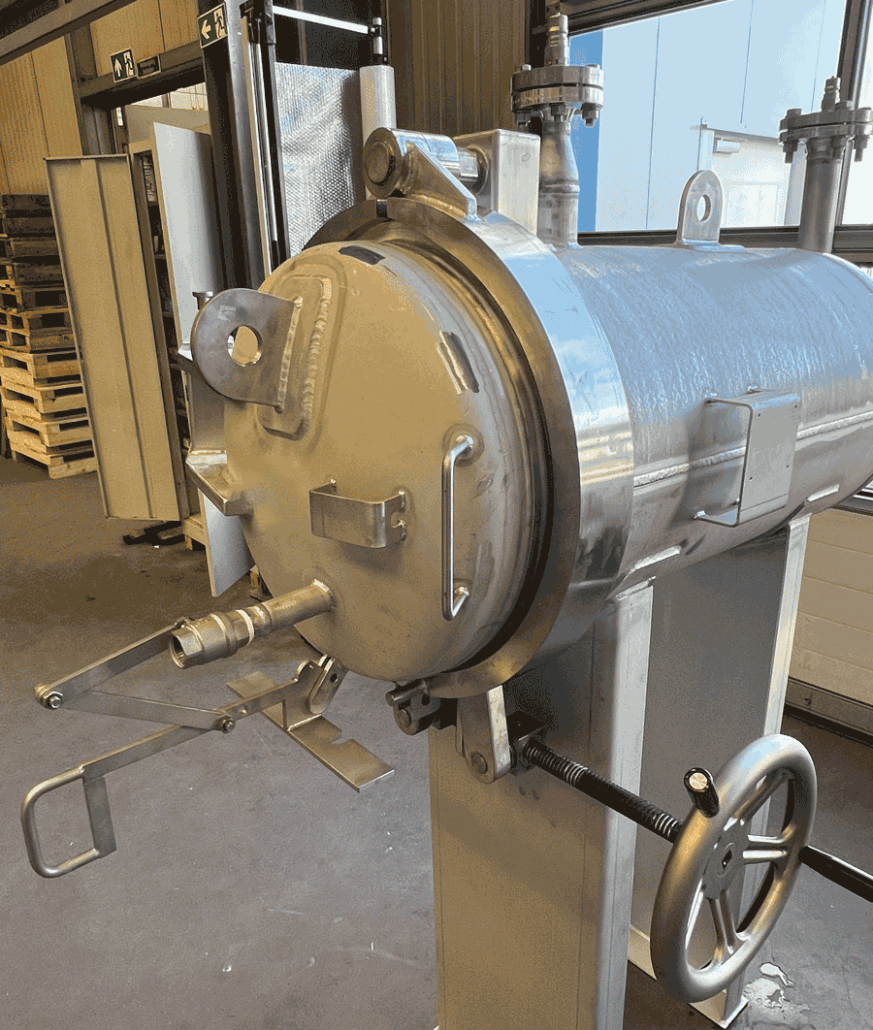 Schnellverschluss geschlossen, Frontansicht